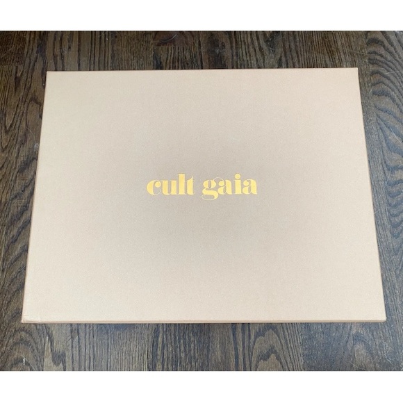 $498 Cult Gaia Alba Jasper Leather Gladiator Platform Wedge Sandals Pumps 36 NEW - Picture 10 of 10